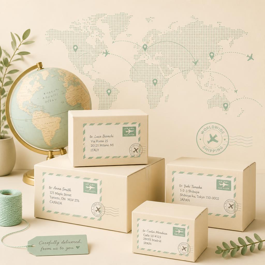 Worldwide shipping