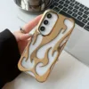 Hollow Out Flame Fire Samsung Cases