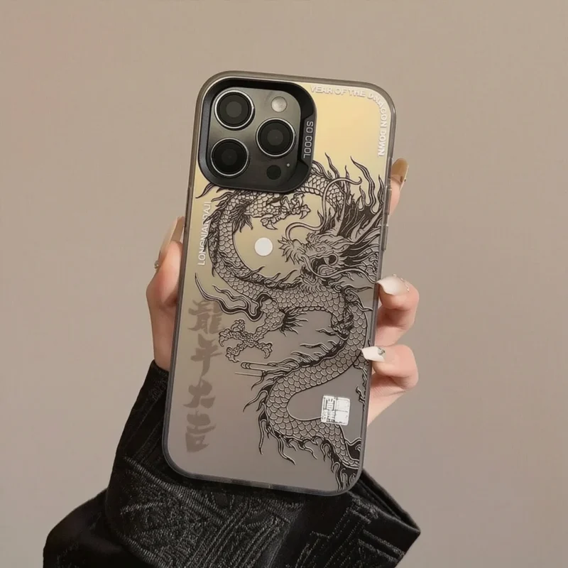 1704966484061-65fe7d191967499e8372440e1d4c4291-goods Dragon Electroplated iPhone Cases