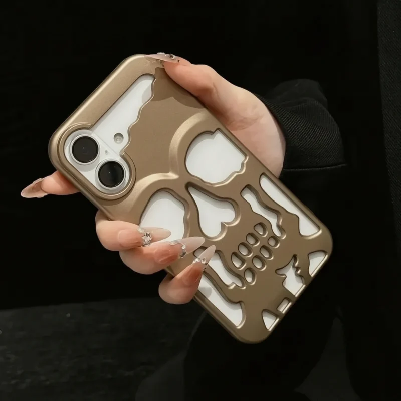 Matte Skull Samsung Cases