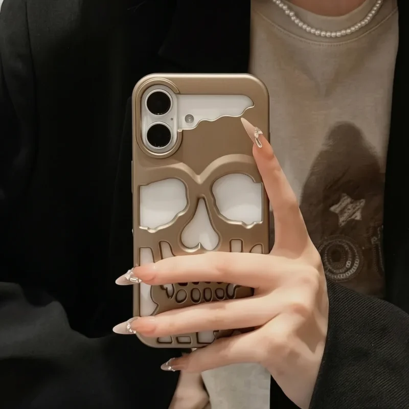 Matte Skull Samsung Cases