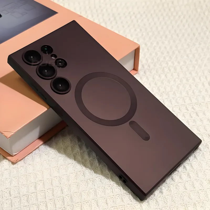 Luxury Matte Magnetic TPU Samsung Cases