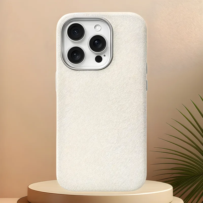 99980024-97a0-457e-86d2-cf493b3f02cd Electroplating Frame Litchi Pattern iPhone Cases