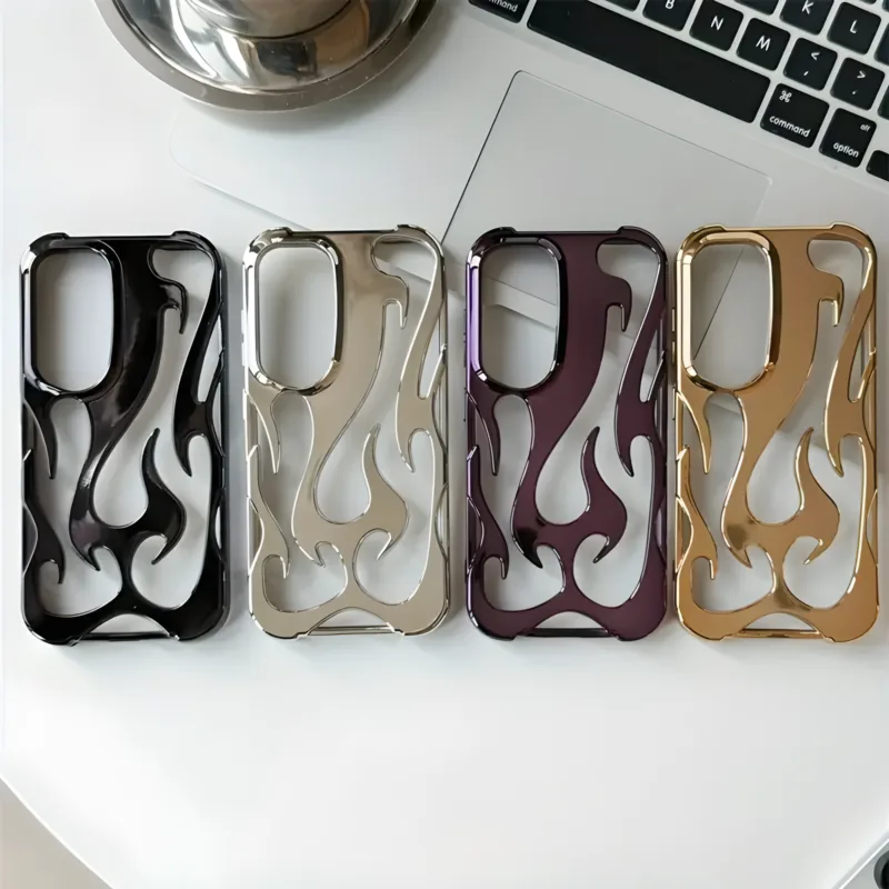 Hollow Out Flame Fire Samsung Cases