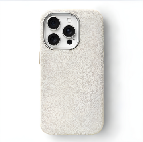 Captoure Electroplating Frame Litchi Pattern iPhone Cases