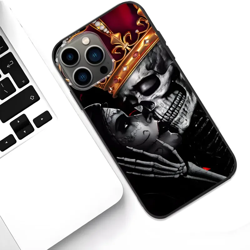 Emo05 Rebel Ink – Skull & Attitude iPhone Cases