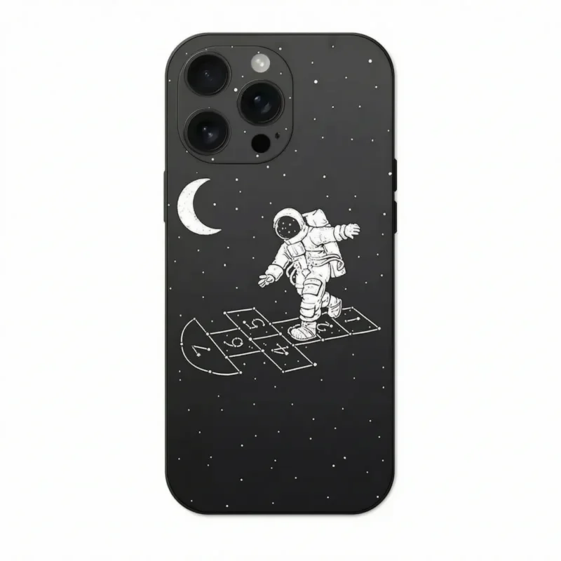 Midnight Sketch – Minimalist Line Art iPhone Cases
