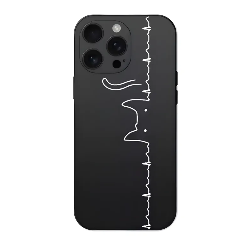 Midnight Sketch – Minimalist Line Art iPhone Cases