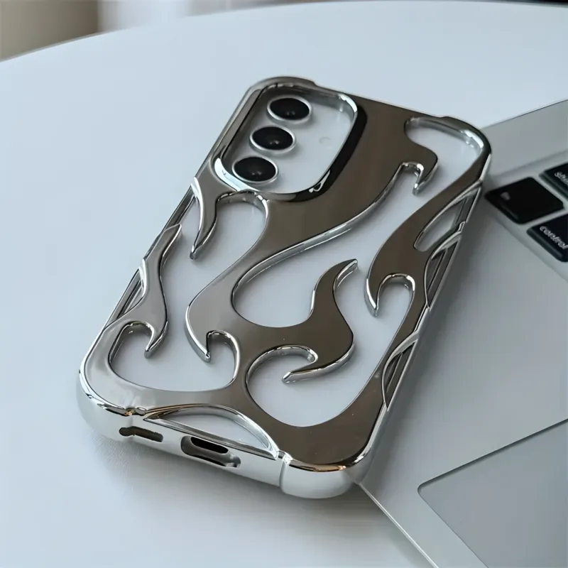 Hollow Out Flame Fire Samsung Cases