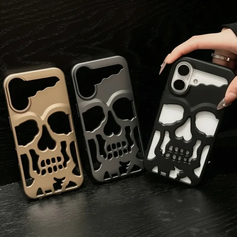 Matte Skull Samsung Cases