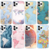 World Map iPhone Cases