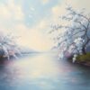 blue cherry blosom Azure Blossom