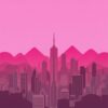 Abstract City Skyline