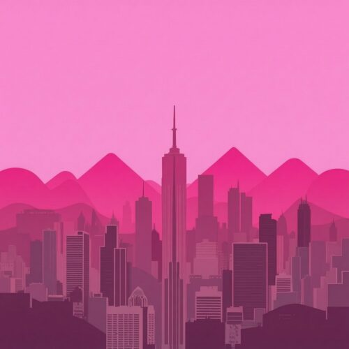 Abstract City Skyline