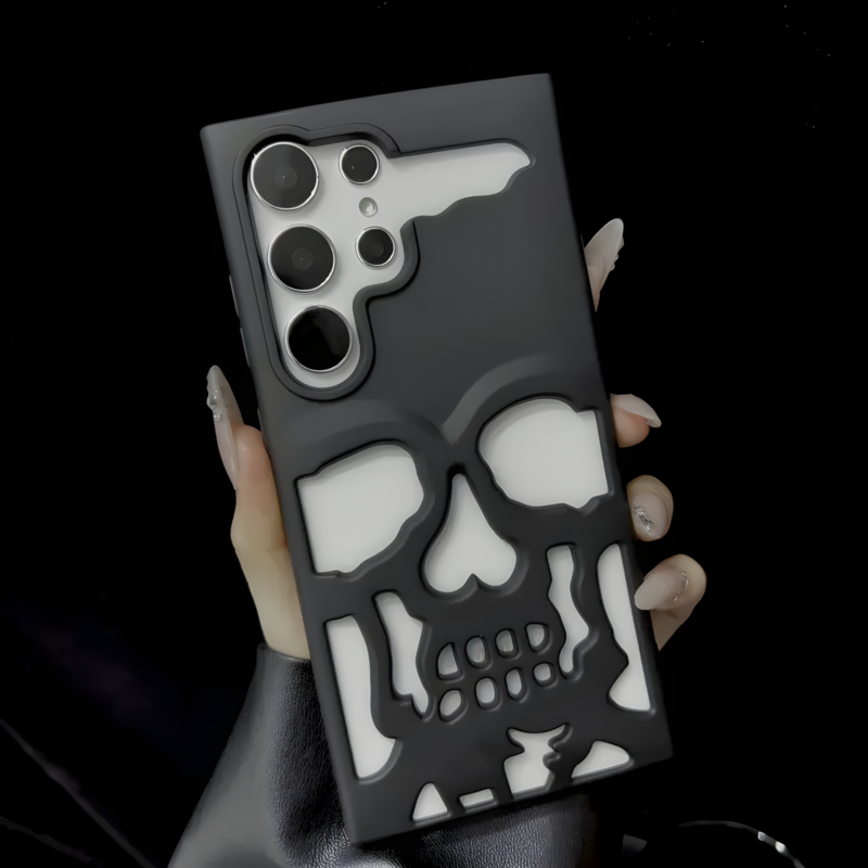 Matte Skull Samsung Cases