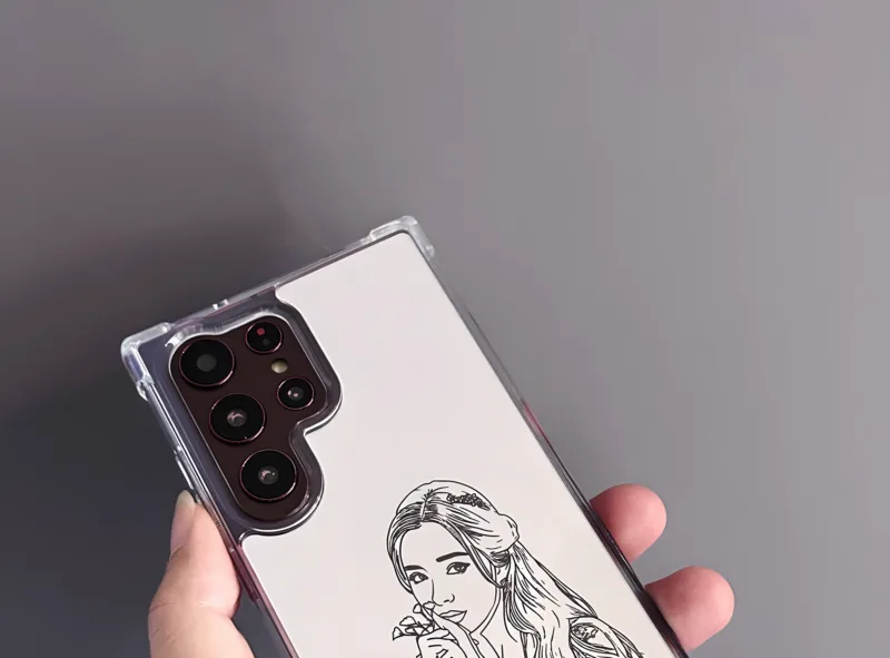 Custom GlamMirror Soft Shell Samsung Cases