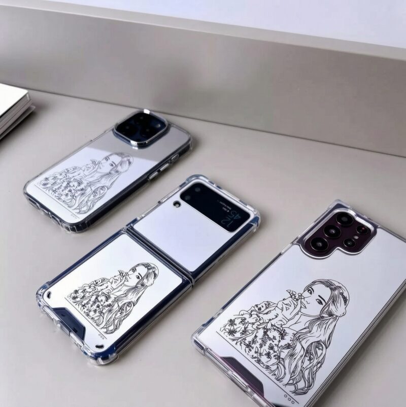 Custom GlamMirror Soft Shell Samsung Cases