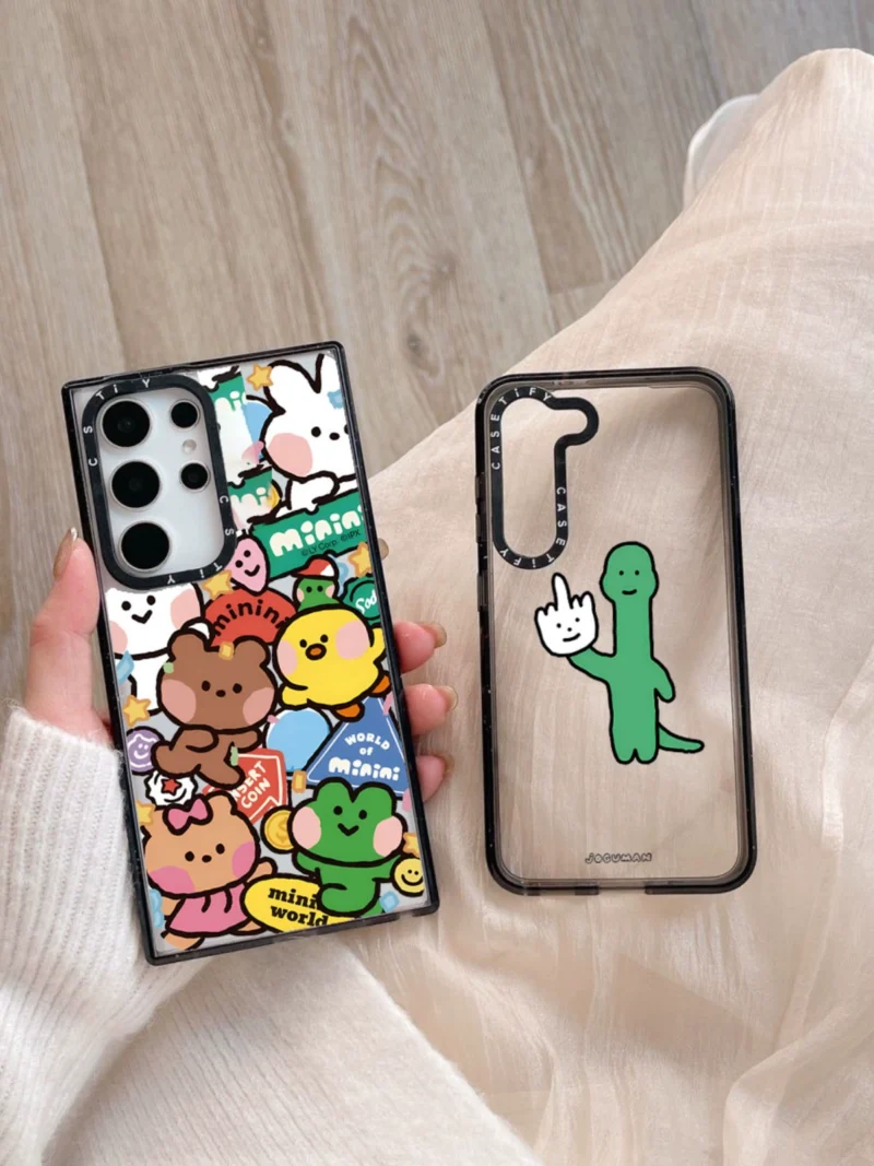 Custom Mirror Magnetic Transparent Soft Shell Samsung Cases