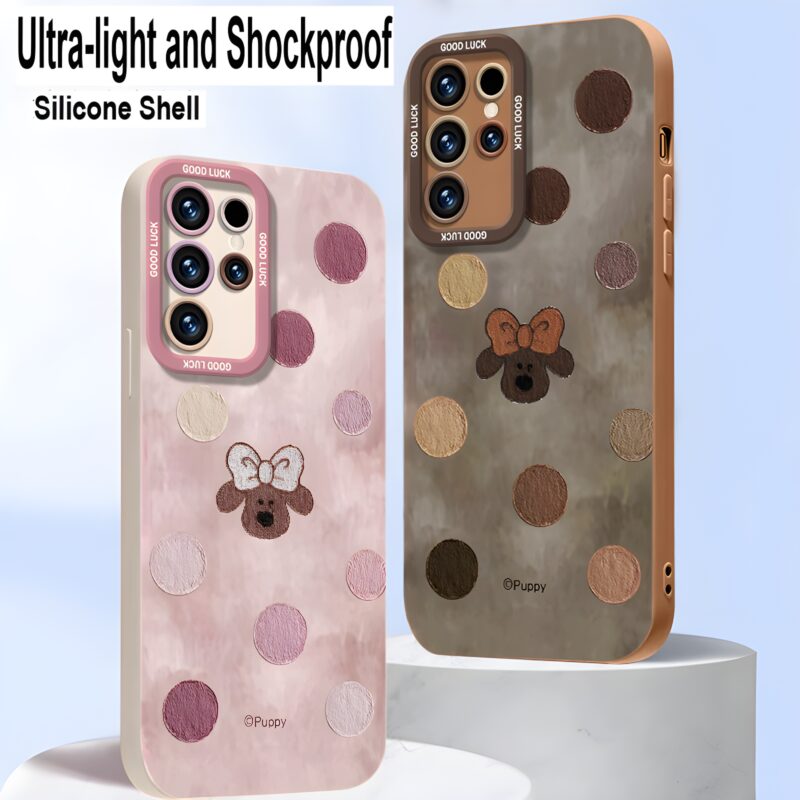 Pawdots Liquid Silicone Samsung Cases