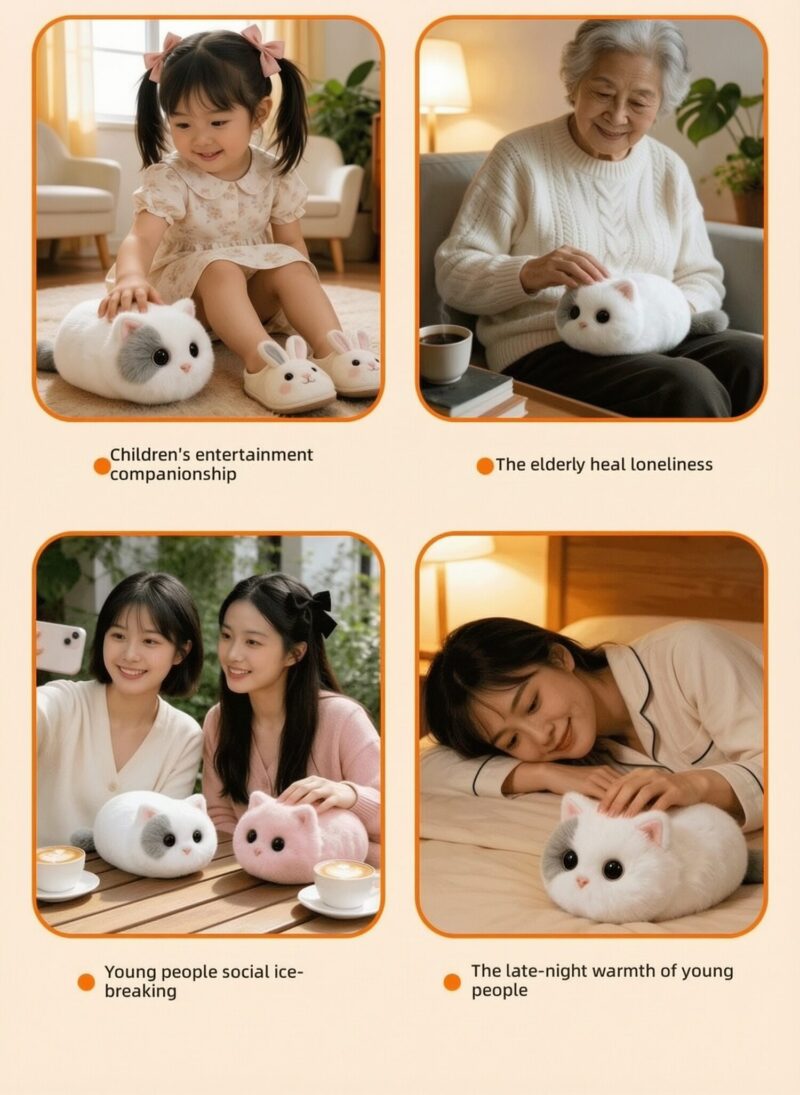 imgextra-i4-2200732049980-O1CN01zXBOEK2NatqnDGdOl_2200732049980 — English Walulu Interactive Cat Plush AI Toy with Bluetooth 5.5