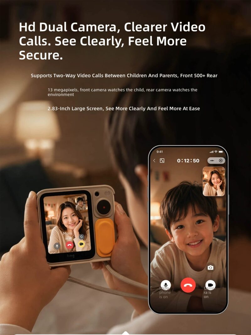 Children's AI Companion Toy Robot – Ling with Dual Cameras