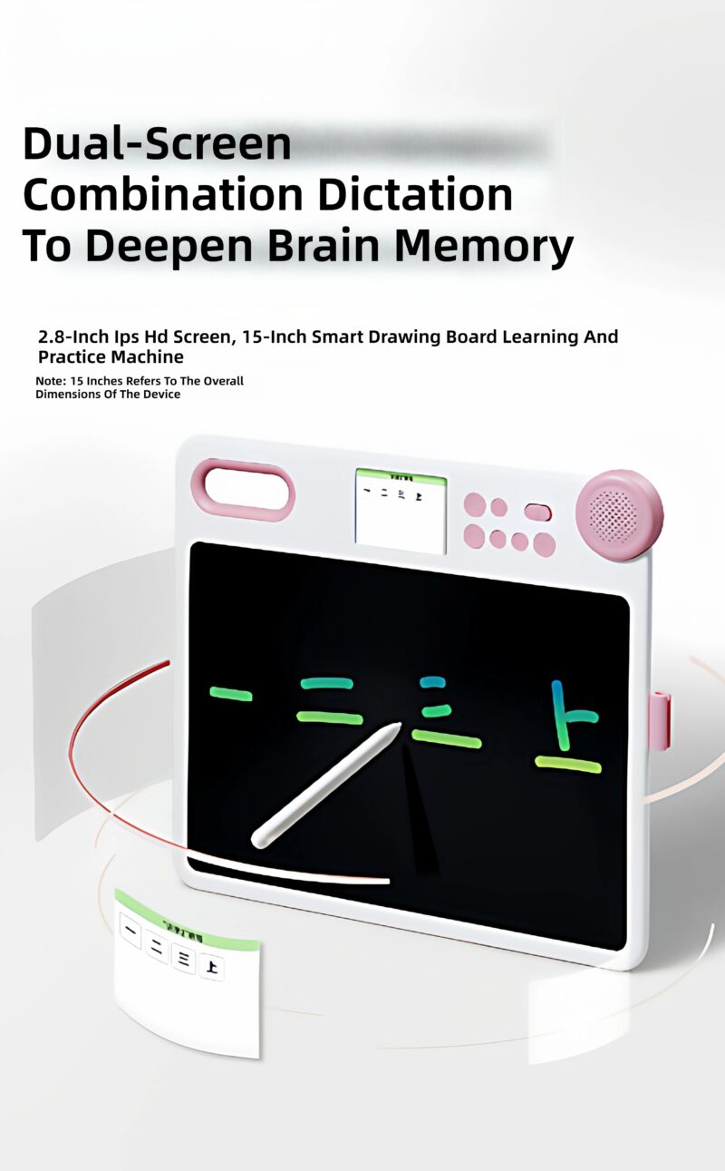 Kids Drawing Board Toy – Bejens with Voice Teaching and 12 Learning Modules