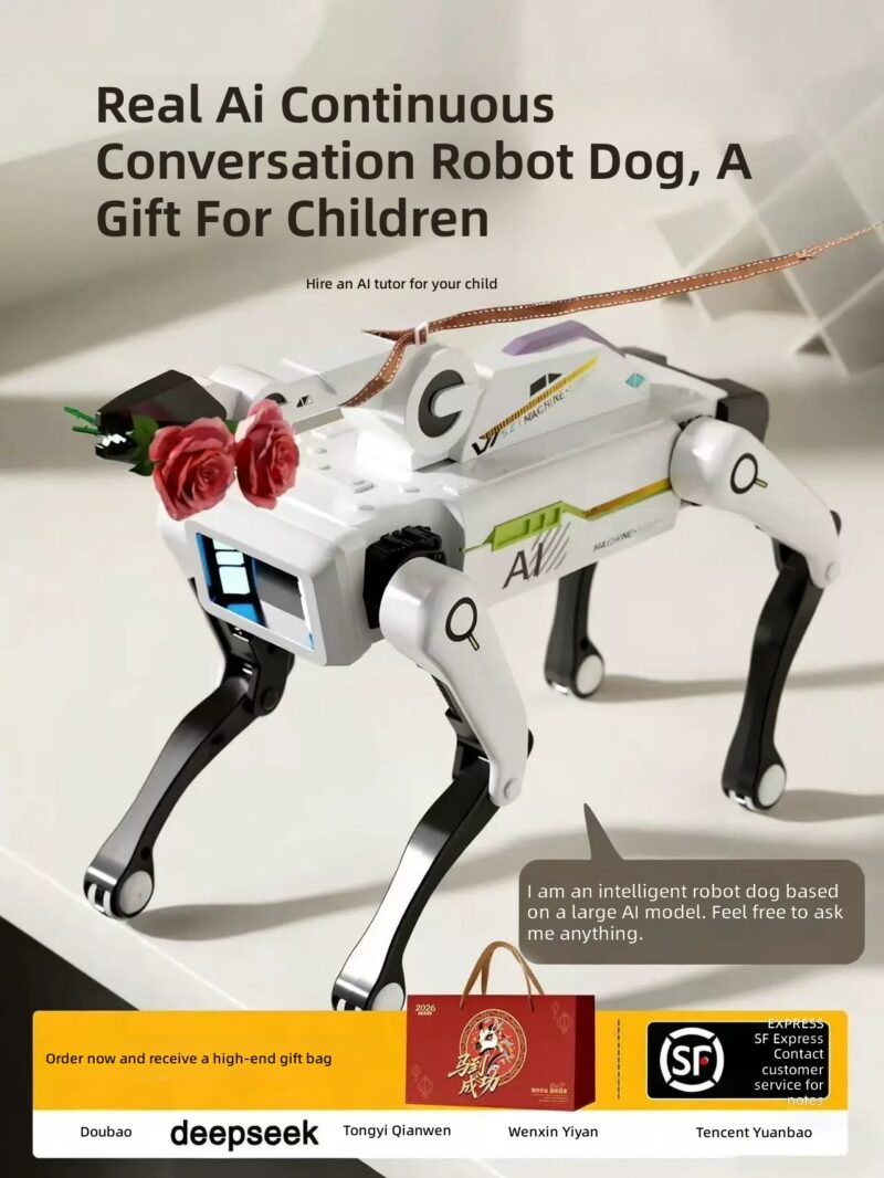 imgextra-i2-2218611656447-O1CN01hw4J8n1xUmaE3v2Hz_4611686018427381503-0-item_pic — English Remote Control AI Robot Dog Toy with Voice Chat and Programmable Actions