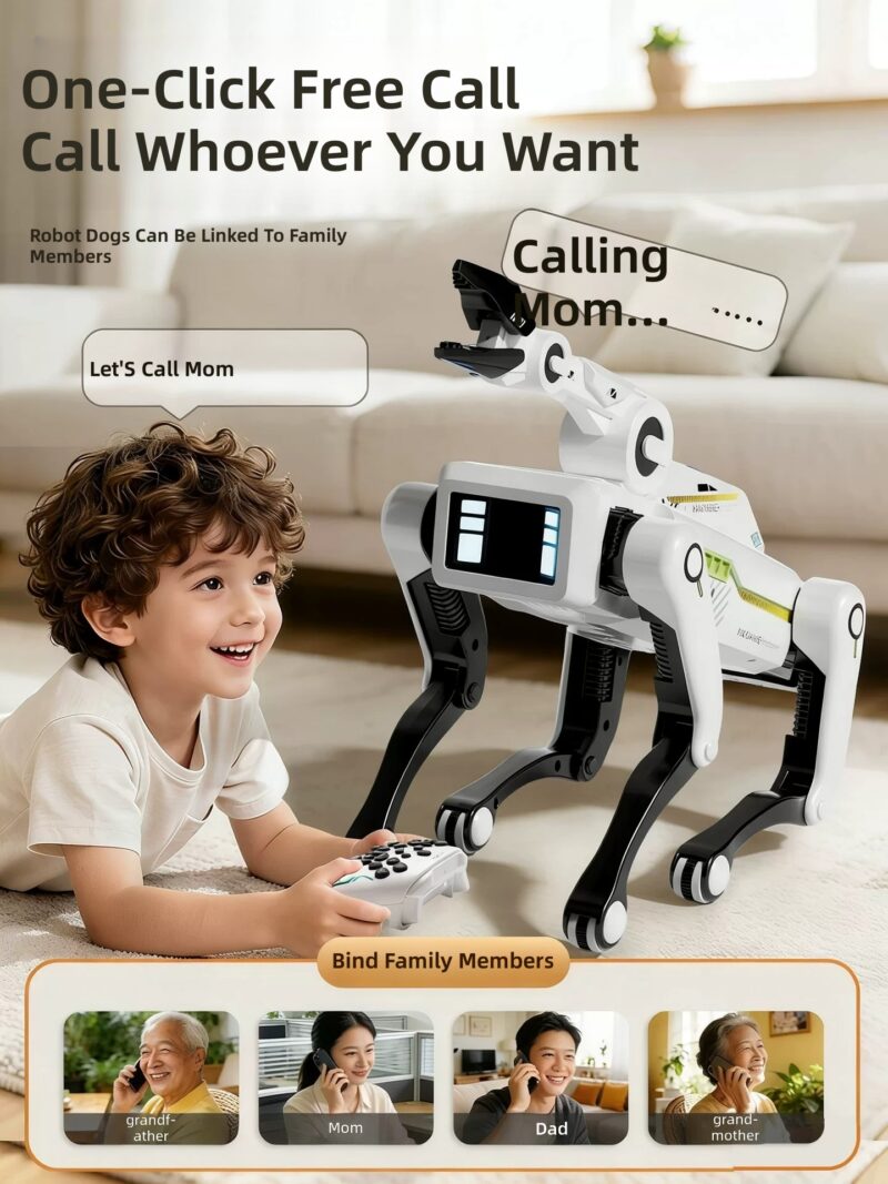 imgextra-i2-2218611656447-O1CN018wCrAA1xUmZ8DMTRz_2218611656447 — English Remote Control AI Robot Dog Toy with Voice Chat and Programmable Actions