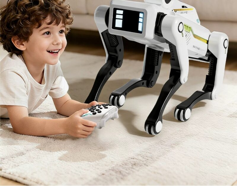 imgextra-i3-2218611656447-O1CN011Bj0SP1xUmZFQEGPa_2218611656447 — English Remote Control AI Robot Dog Toy with Voice Chat and Programmable Actions