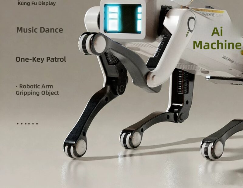 imgextra-i1-2218611656447-O1CN01LMlObU1xUmZEBquYg_2218611656447 — English Remote Control AI Robot Dog Toy with Voice Chat and Programmable Actions
