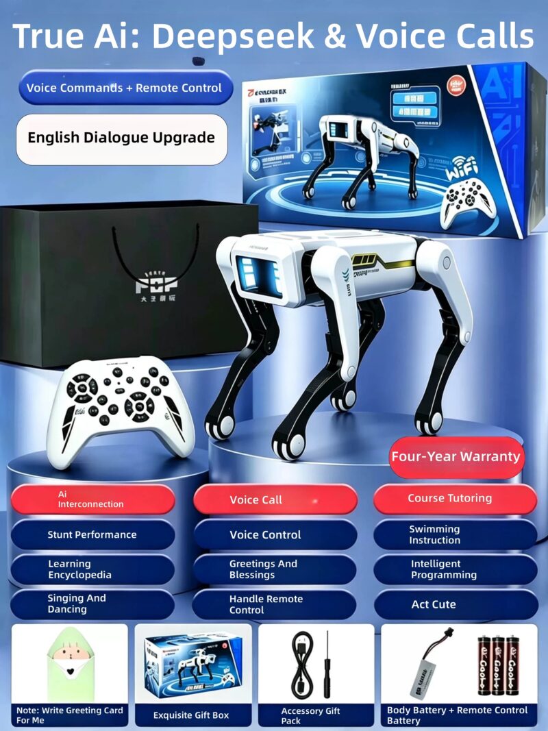 bao-uploaded-i1-2218611656447-O1CN01Sdu8kV1xUmZzOiMrO_2218611656447 — English Remote Control AI Robot Dog Toy with Voice Chat and Programmable Actions