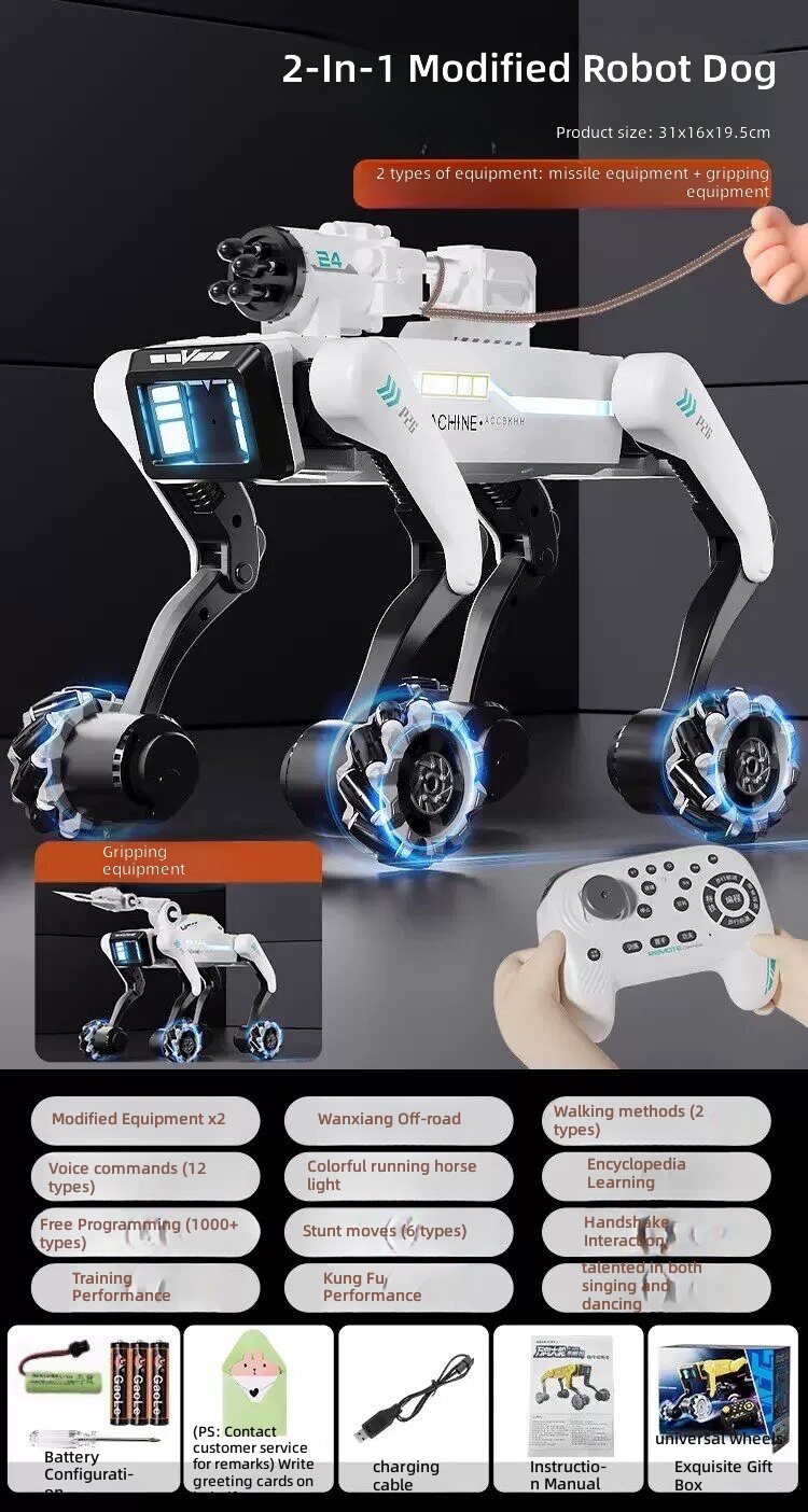 bao-uploaded-i2-2218611656447-O1CN014Tbc6i1xUma5aDrw0_2218611656447 — English Remote Control AI Robot Dog Toy with Voice Chat and Programmable Actions